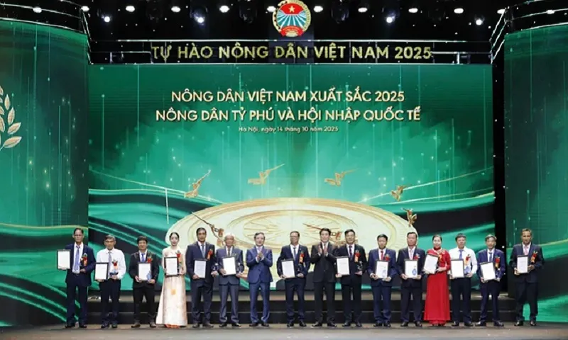 Tôn vinh 63 nông dân Việt Nam xuất sắc và 32 nhà khoa học