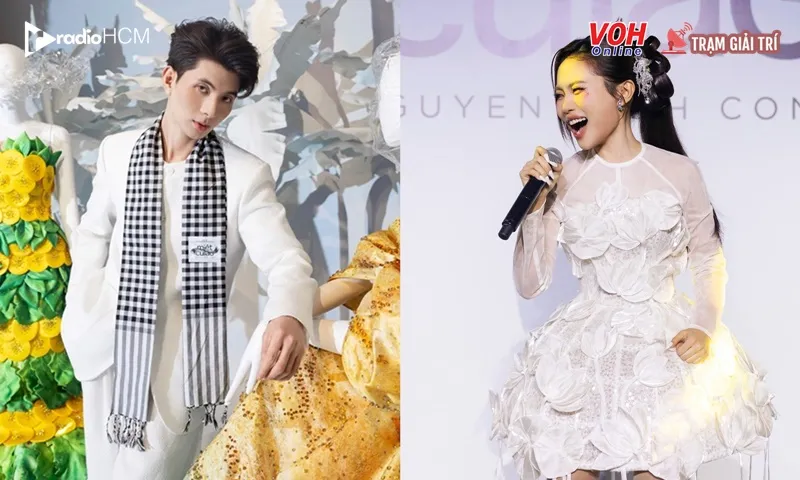 Nguyễn Minh Công đưa bánh dân gian Nam Bộ mẹ làm lên sàn runway