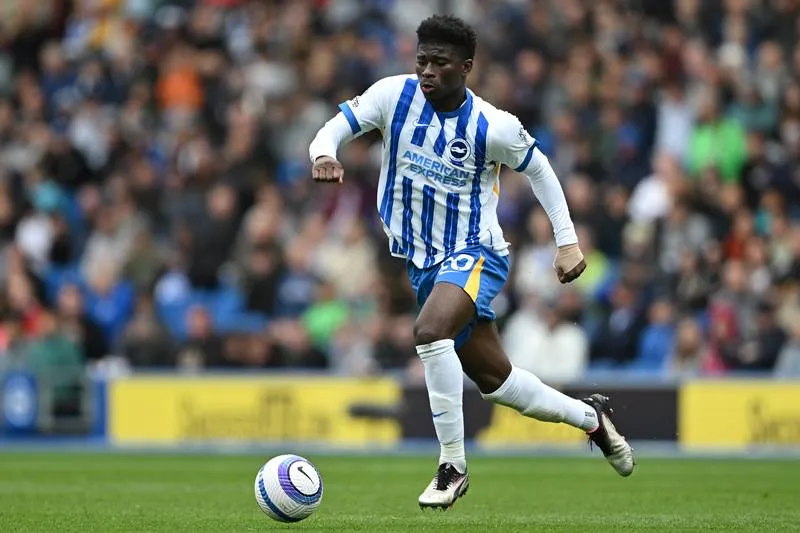 Carlos Baleba trong màu áo Brighton. Ảnh: Internet
