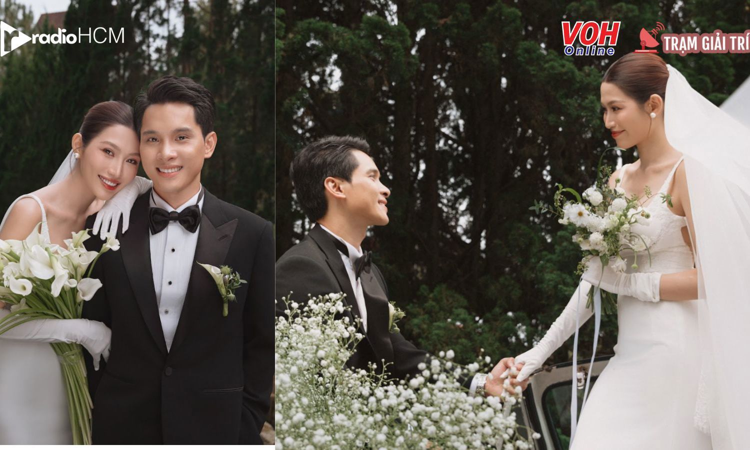 Á hậu Quỳnh Châu tung ảnh cưới như phim: Trời bão vẫn hửng nắng vì tình yêu