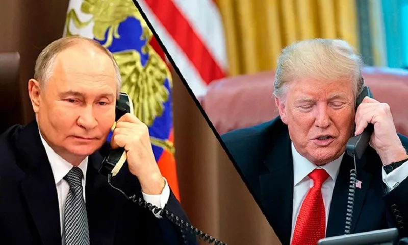 Tổng thống Mỹ Donald Trump điện đàm với người đồng cấp Nga Vladimir Putin