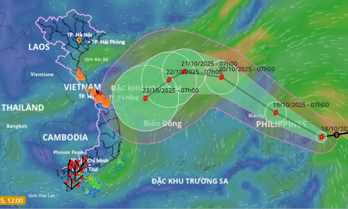 Bão Fengshen Thần Gió gặp không khí lạnh, diễn biến khó lường
