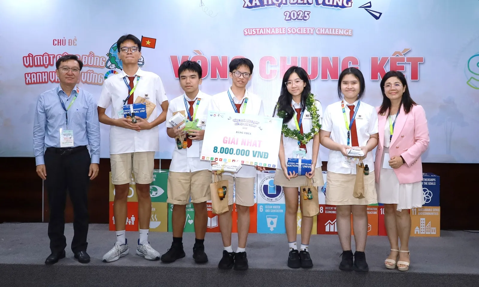 Xà phòng sinh học từ dầu ăn thừa dành giải Nhất cuộc thi “Sáng kiến xây dựng xã hội bền vững”