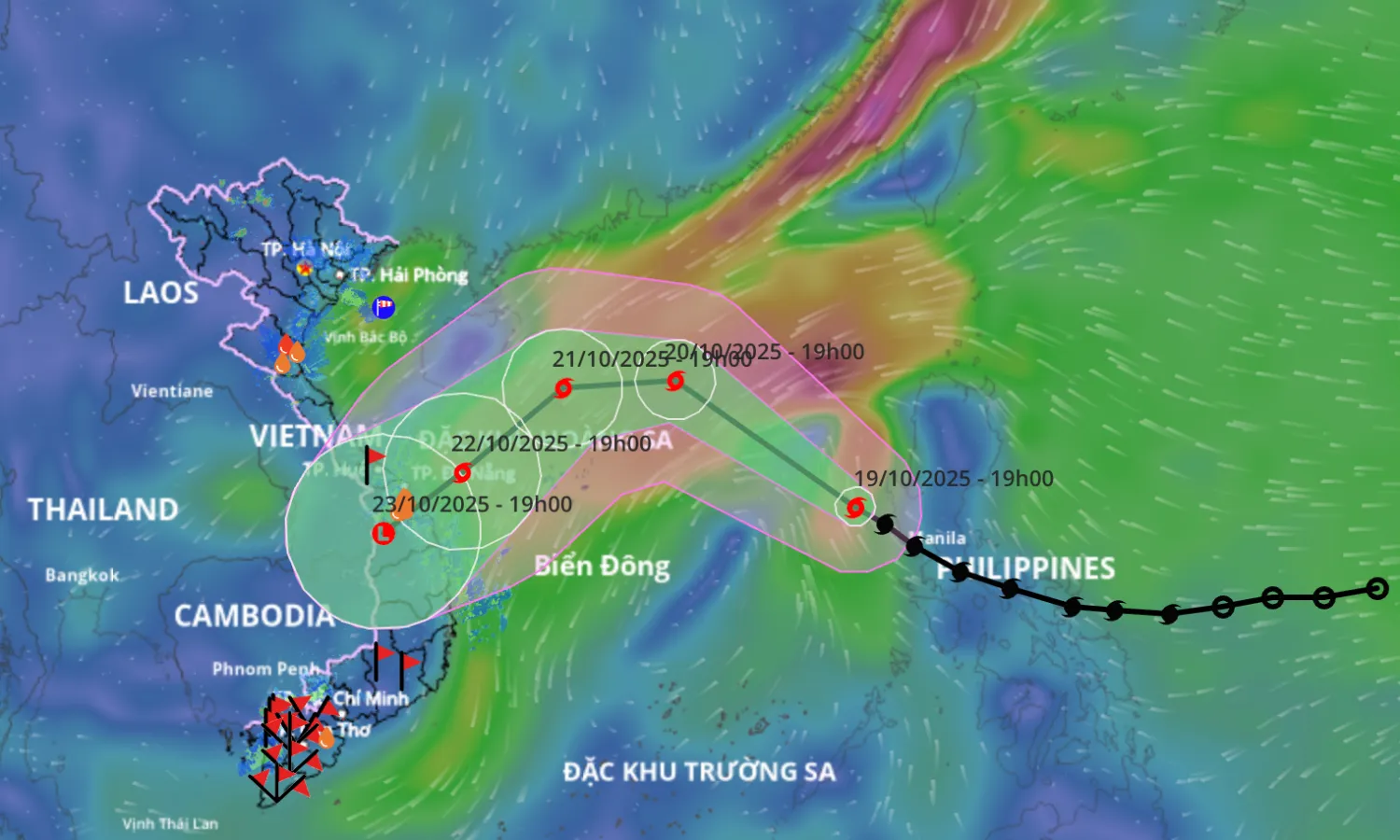 Bão số 12 tăng tốc trên Biển Đông, ứng phó đồng loạt từ Quảng Ninh đến Lâm Đồng
