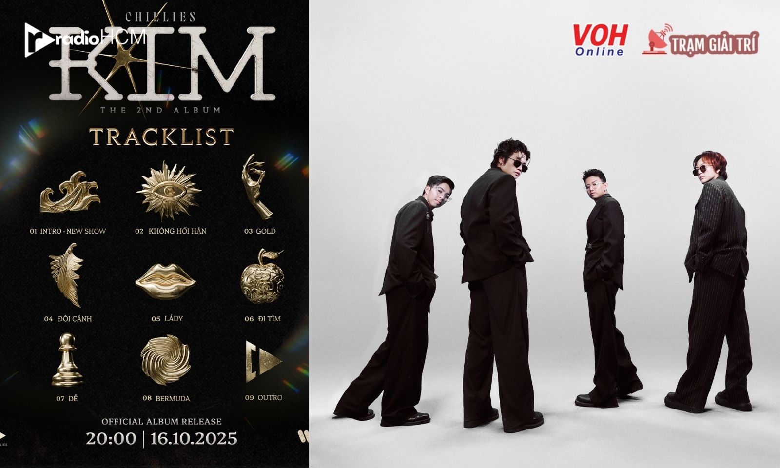 Chillies đánh dấu bước chuyển mình trong hành trình âm nhạc sau 8 năm với KIM 