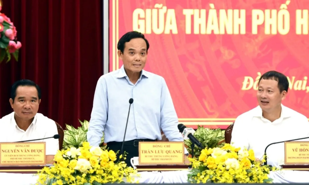 Bí thư Trần Lưu Quang: TPHCM và Đồng Nai là những người hàng xóm rất gần gũi, thân thiết