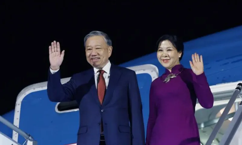 Tổng Bí thư Tô Lâm bắt đầu chuyến thăm chính thức Bulgaria