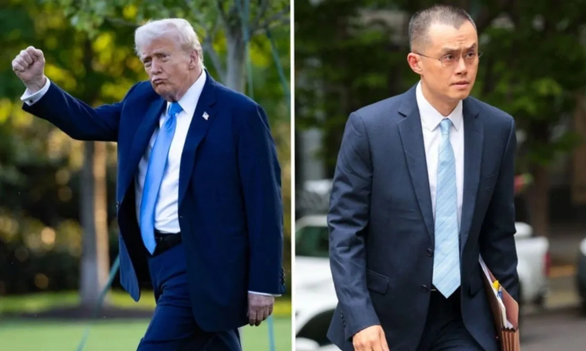 Ông Trump ân xá Changpeng Zhao “trùm” Binance