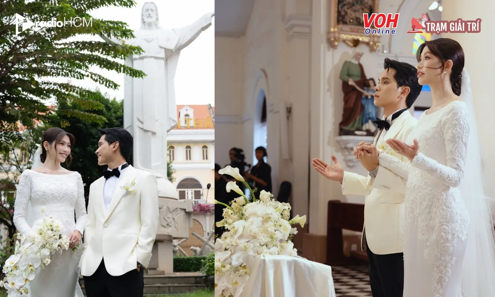 Á hậu Quỳnh Châu cùng chồng doanh nhân tổ chức đám cưới thật xúc động