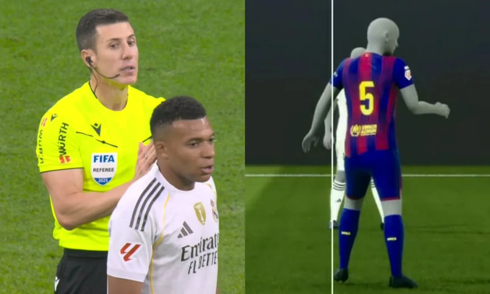 Hy hữu! Real Madrid ghi 5 bàn tung lưới Barca nhưng chỉ thắng 2-1