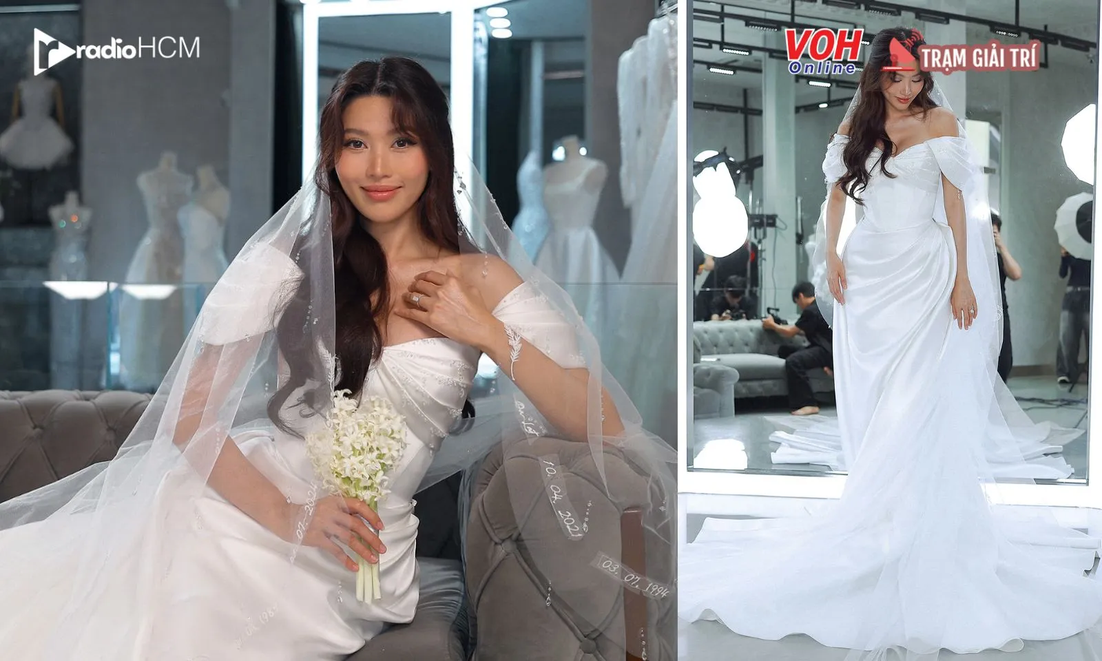 Á hậu Chế Nguyễn Quỳnh Châu mang tình yêu từ Đà Lạt đến lễ đường thông qua chiếc váy cưới