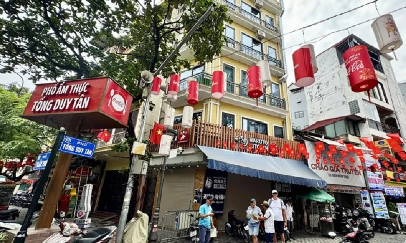 phố ẩm thực Tống Duy Tân Hà Nội