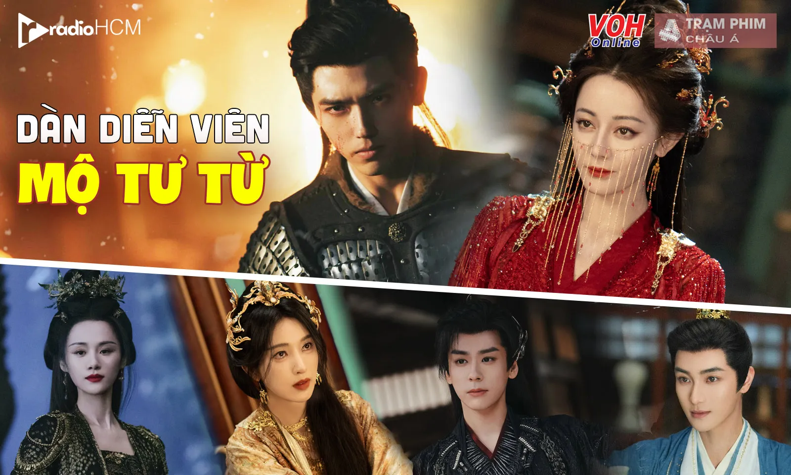 Dàn diễn viên Mộ Tư Từ: Địch Lệ Nhiệt Ba, Trần Phi Vũ trong mối tình 