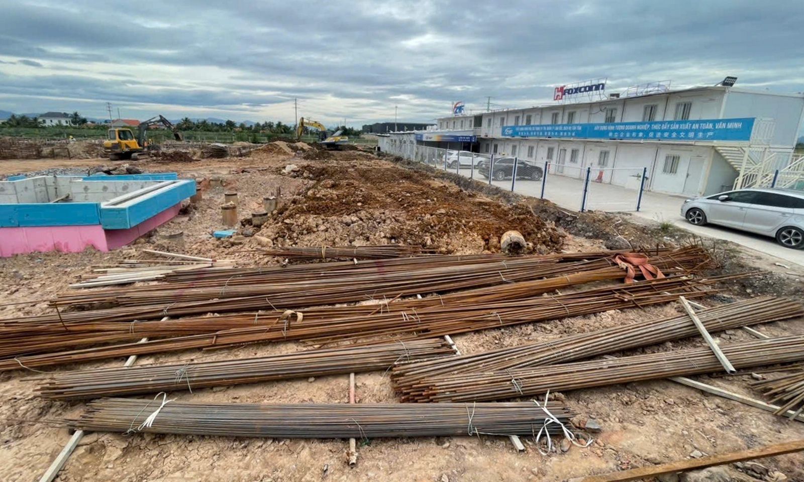 Bắt nhóm đối tượng trộm hơn 15 tấn thép tại công trường xây dựng