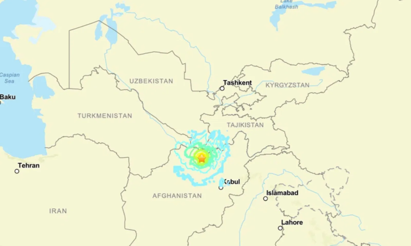 Động đất mạnh 6,3 độ richter tại khu vực Hindu Kush của Afghanistan