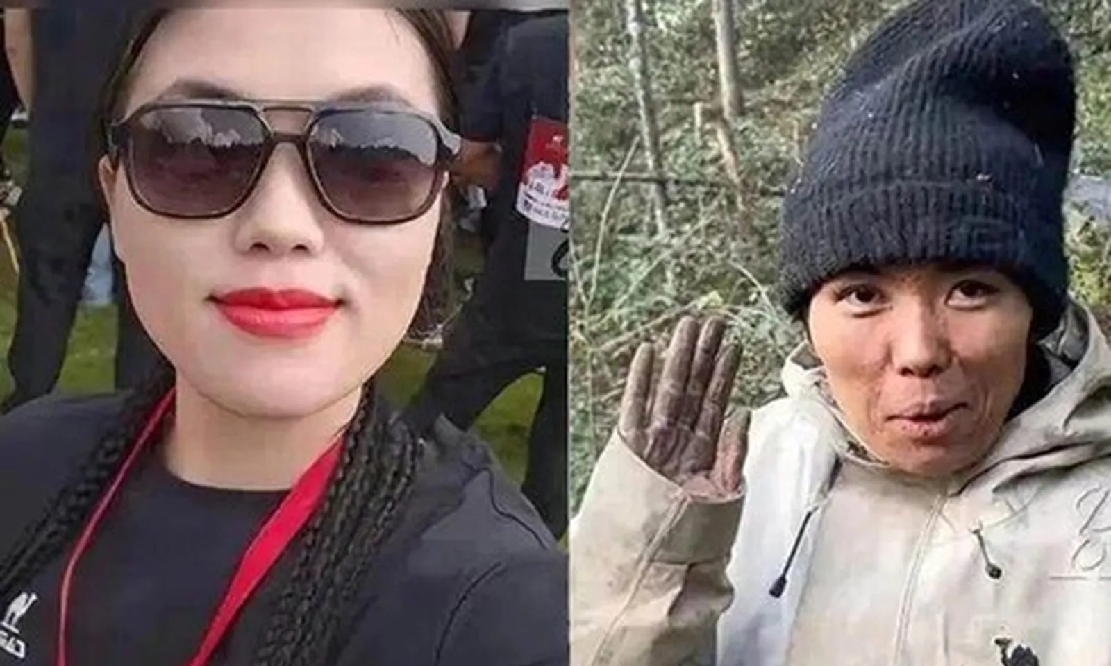 Cô gái hóa ‘cụ già’ sau 14 ngày sinh tồn trong rừng núi Trung Quốc”