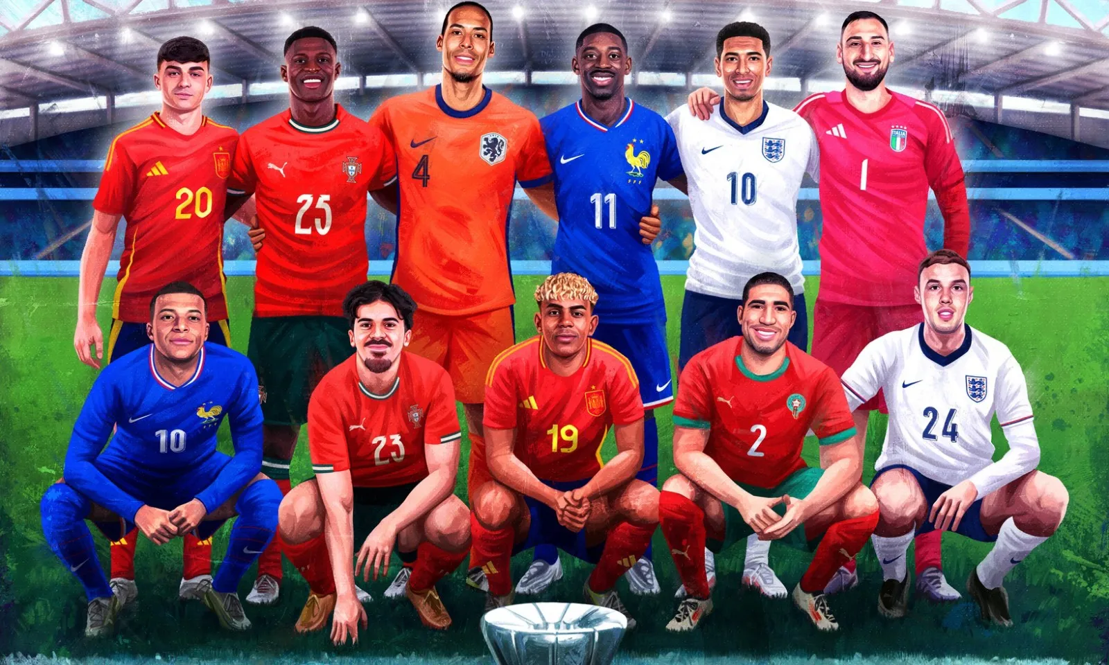 Đội hình tiêu biểu FIFPro 2025: Yamal tạo lịch sử | Tranh cãi Raphinha