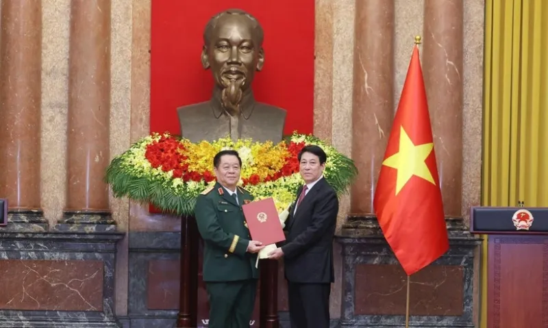 Ông Nguyễn Trọng Nghĩa được bổ nhiệm làm Chủ nhiệm Tổng cục Chính trị, thăng quân hàm Đại tướng