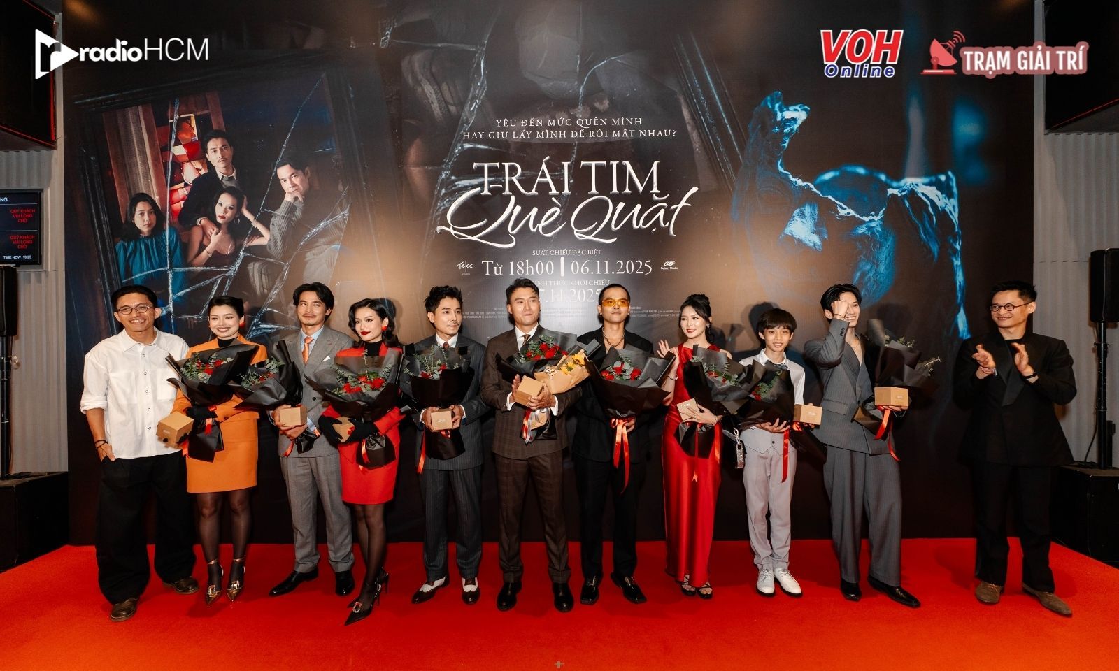 Trái Tim Què Quặt cùng dàn diễn viên thực lực đổ bộ thảm đỏ