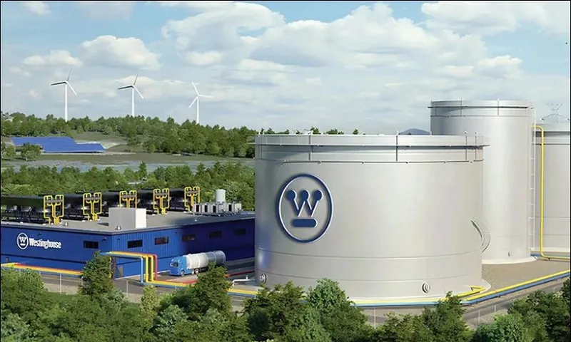 Một nhà máy điện hạt nhân của Westinghouse - Ảnh connectcre