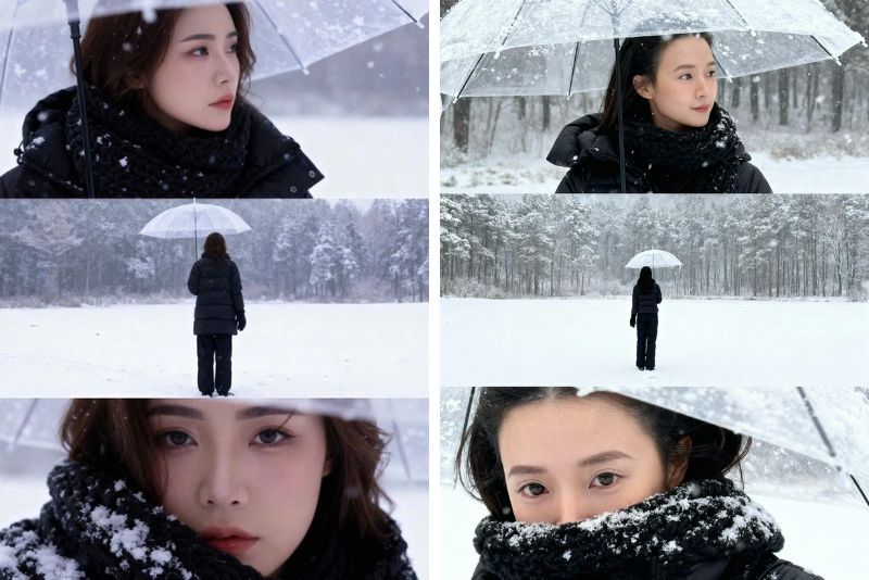 Vì sao trend “đứng giữa trời tuyết” bằng AI gây sốt trong cộng đồng mạng?