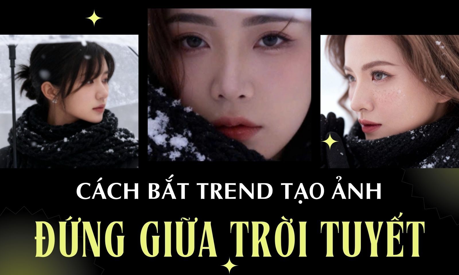 Vì sao trend “đứng giữa trời tuyết” bằng AI khiến giới trẻ Việt điên đảo?
