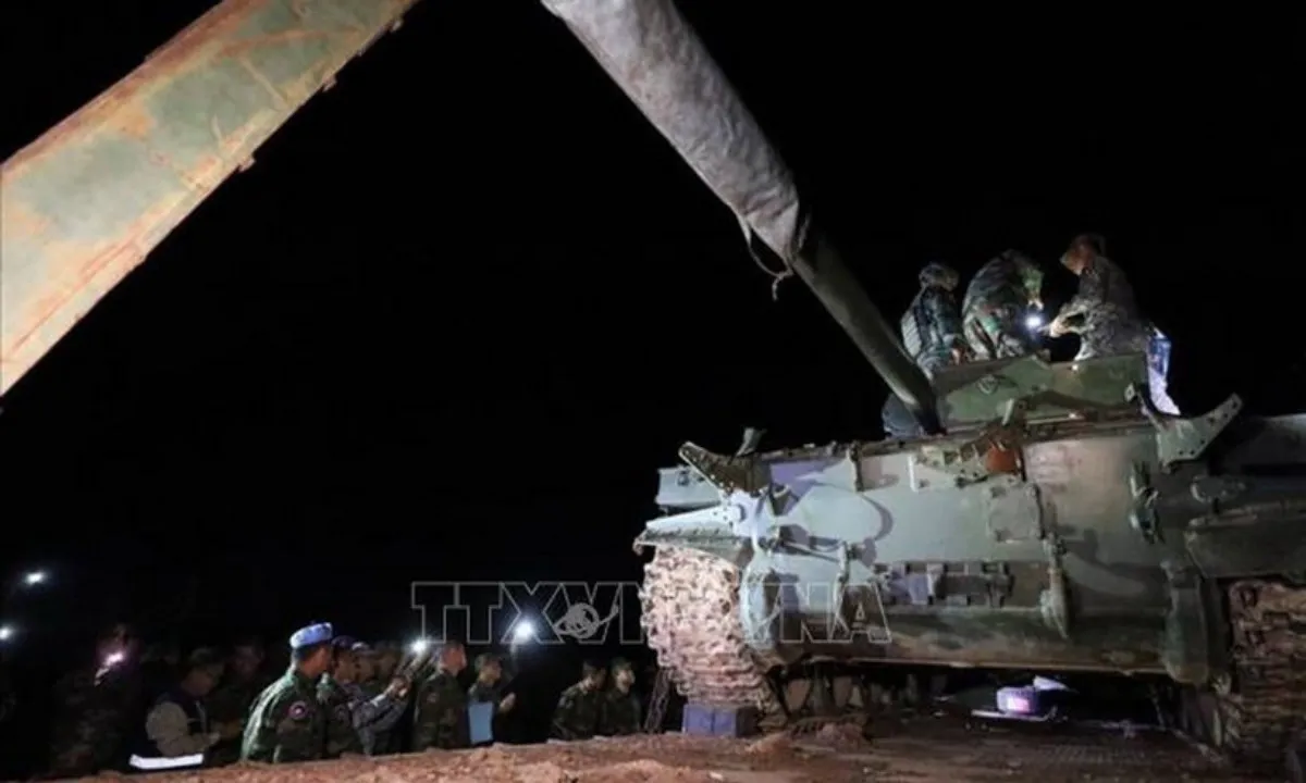 Campuchia - Thái Lan triển khai đợt 2 rút vũ khí hạng nặng ngày 8/11