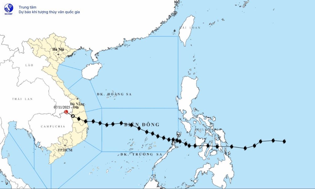Bão số 13 tan thành vùng áp thấp trên Hạ Lào: Cảnh báo mưa lớn, lốc sét