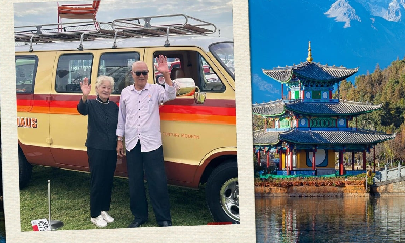 Cặp vợ chồng U90 lái xe xuyên Trung Quốc suốt hơn 20 năm