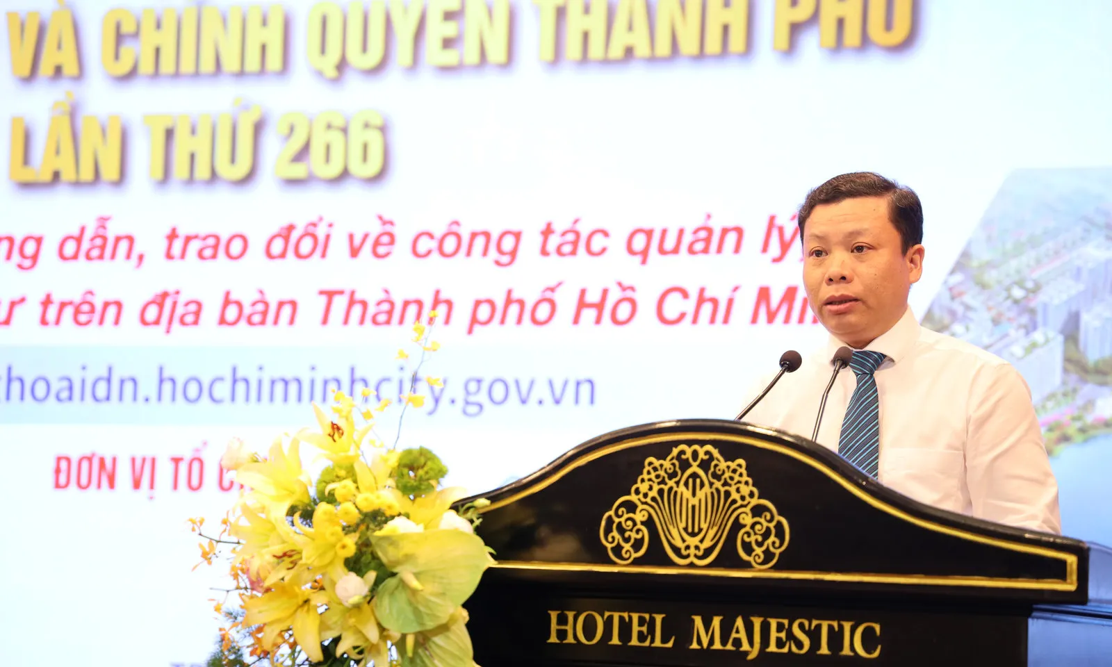 Ông Trần Sĩ Nam, PGĐ Sở Xây dựng TP_voh
