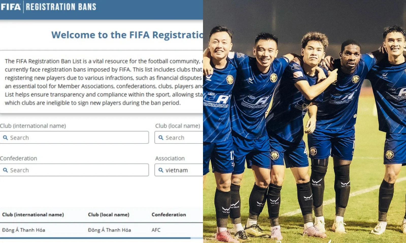 CHÍNH THỨC! FIFA cấm CLB V.League chuyển nhượng lần hai