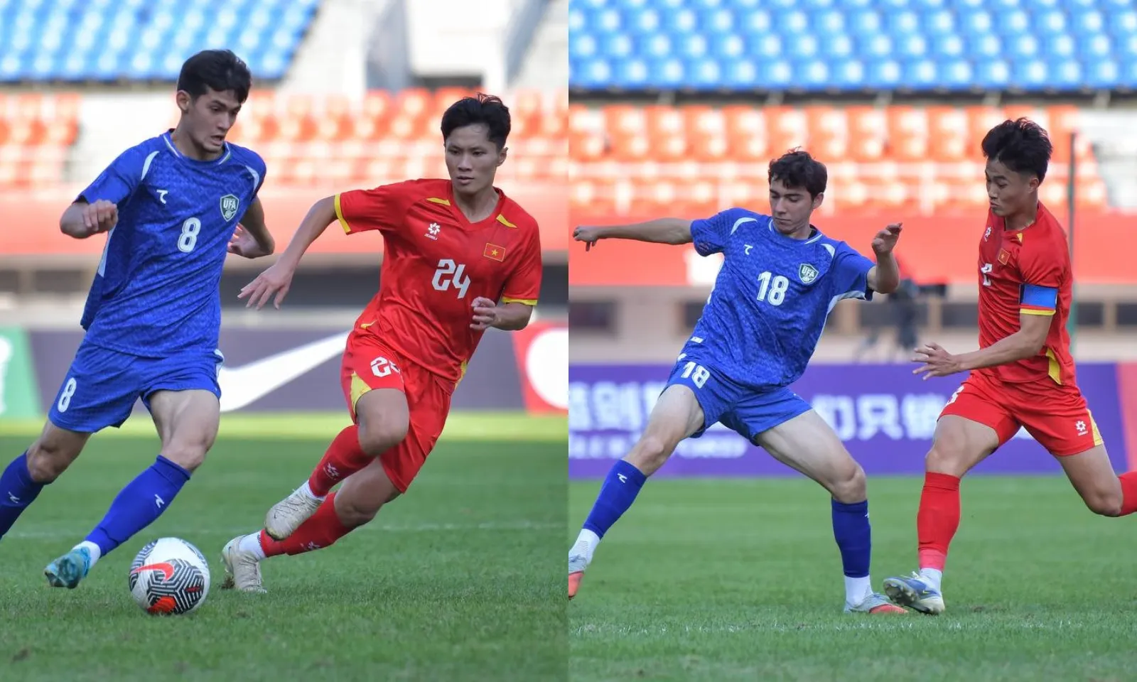 U22 Việt Nam thua sát nút U22 Uzbekistan tại Panda Cup