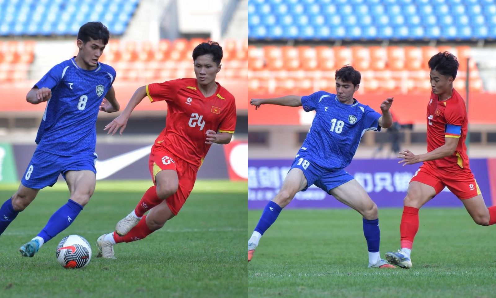 U22 Việt Nam thua sát nút U22 Uzbekistan tại Panda Cup