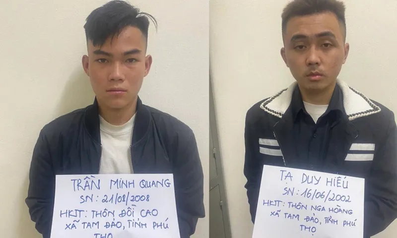 Phú Thọ: Bắt 2 đối tượng vào phòng ngủ cướp tài sản nữ chủ nhà