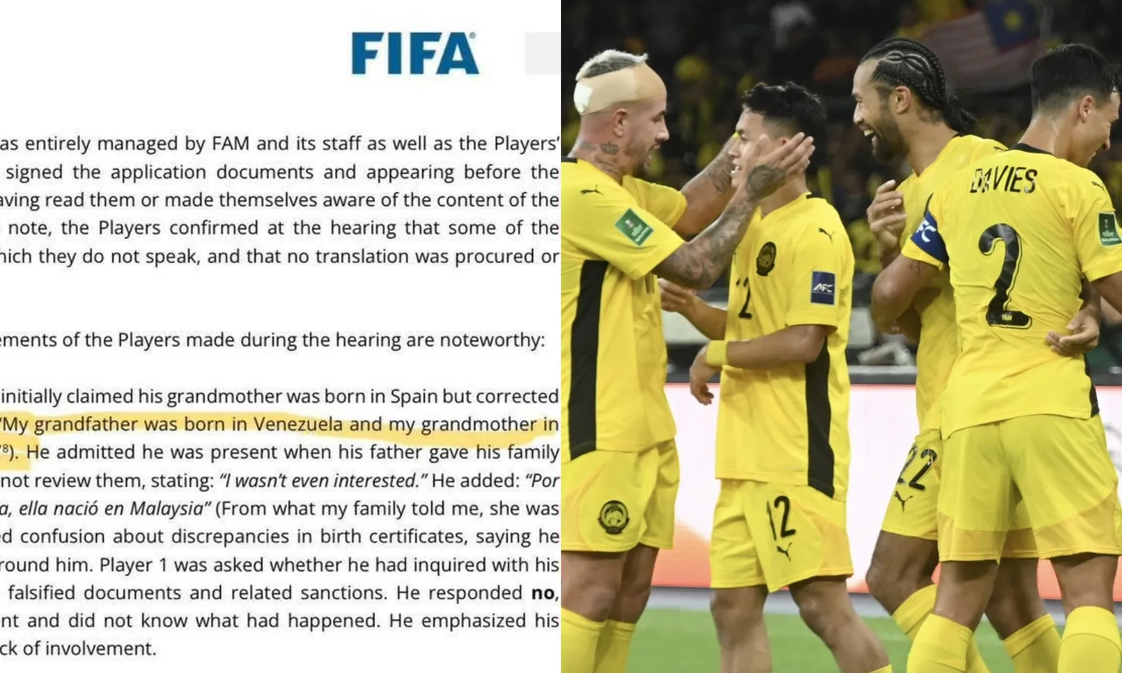 FIFA tung bằng chứng thép, tuyển Malaysia sắp toang nặng vì sao nhập tịch nói hớ