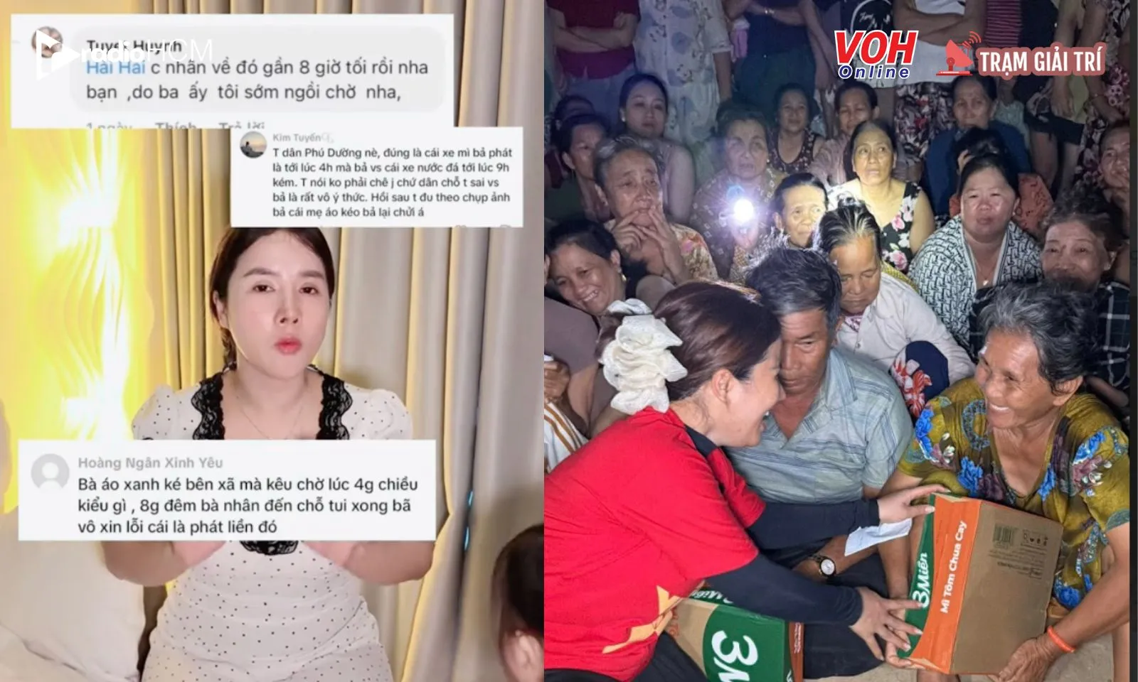 Bà Nhân Vlog vừa khóc vừa giải thích vụ ồn ào từ thiện