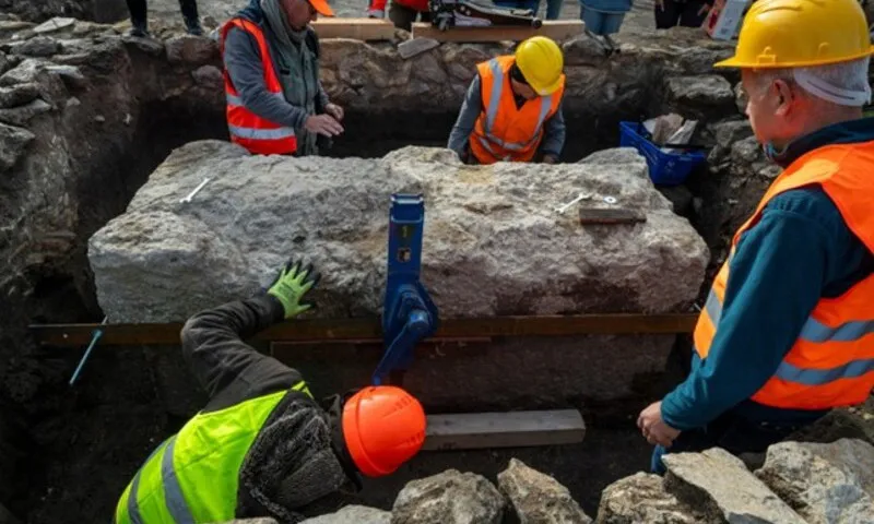 Phát hiện quan tài đá thời La Mã 1.700 năm tuổi tại Hungary