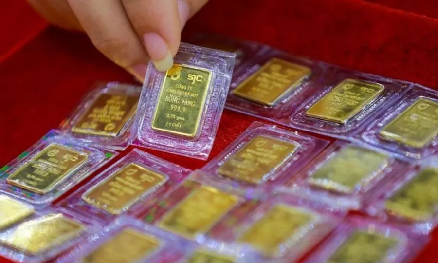Giá vàng trong nước tăng mạnh 