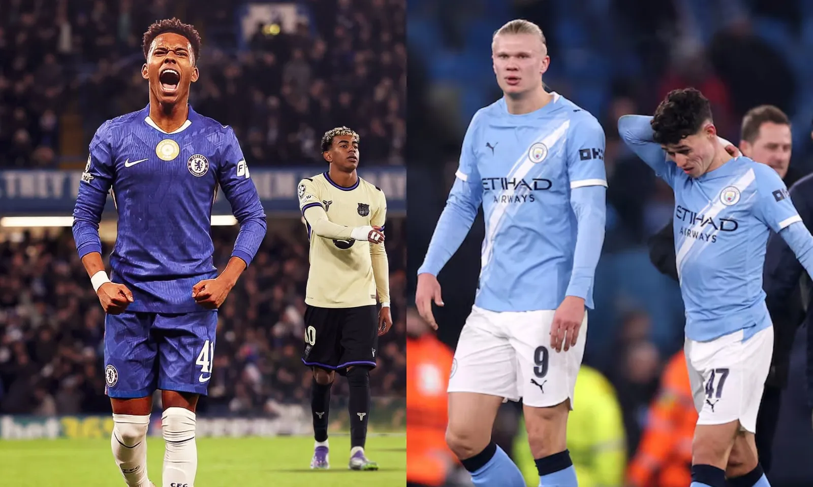 Kết quả Champions League hôm nay: Chelsea đè bẹp Barca | Man City thua bạc nhược