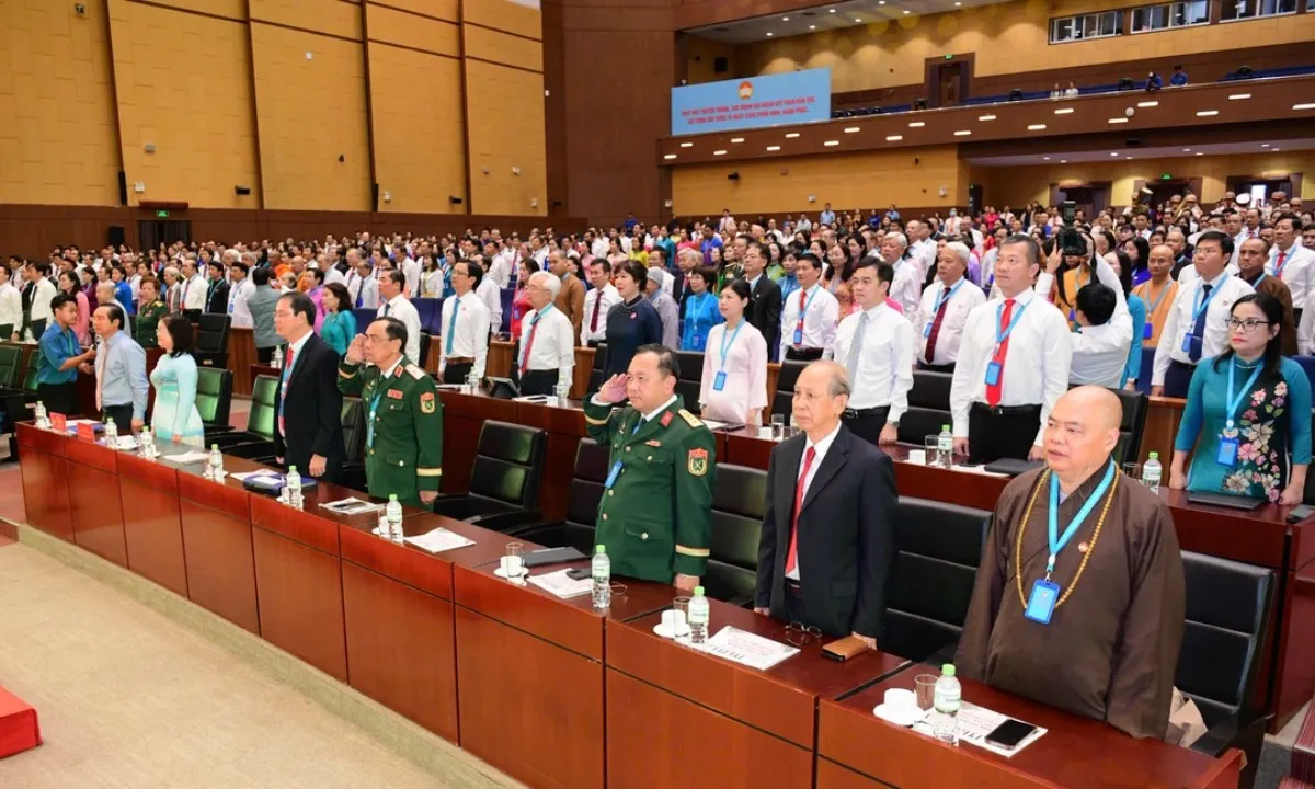 Khai mạc Đại hội MTTQ Việt Nam TPHCM lần thứ I, nhiệm kỳ 2025-2030