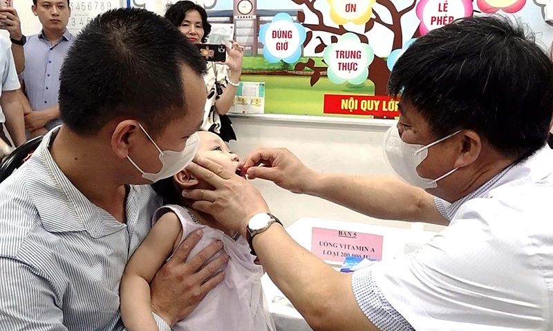Hà Nội: Gần 340.000 trẻ được bổ sung vitamin A
