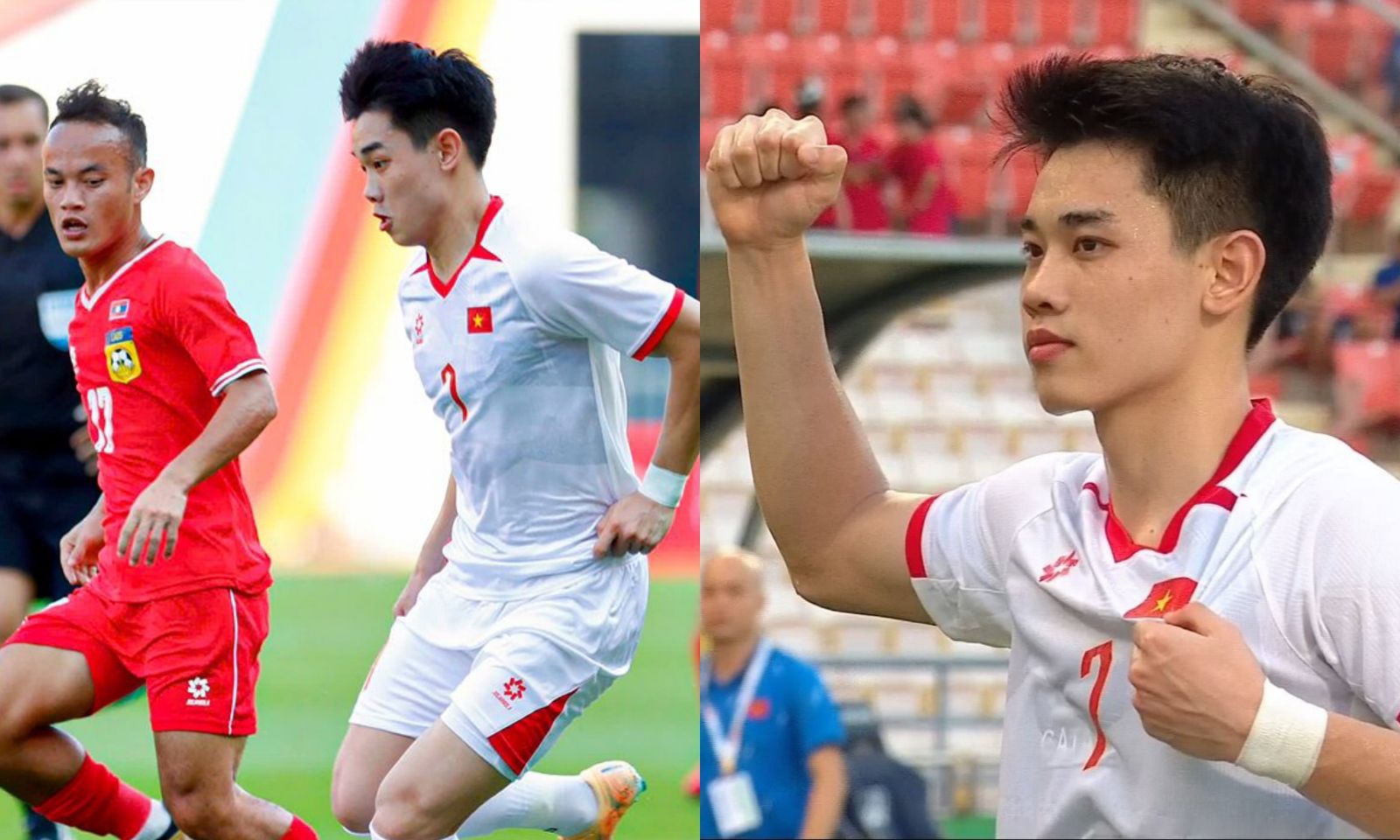 Đình Bắc toả sáng lập cú đúp, U22 Việt Nam thắng nhọc khởi đầu SEA Games 33