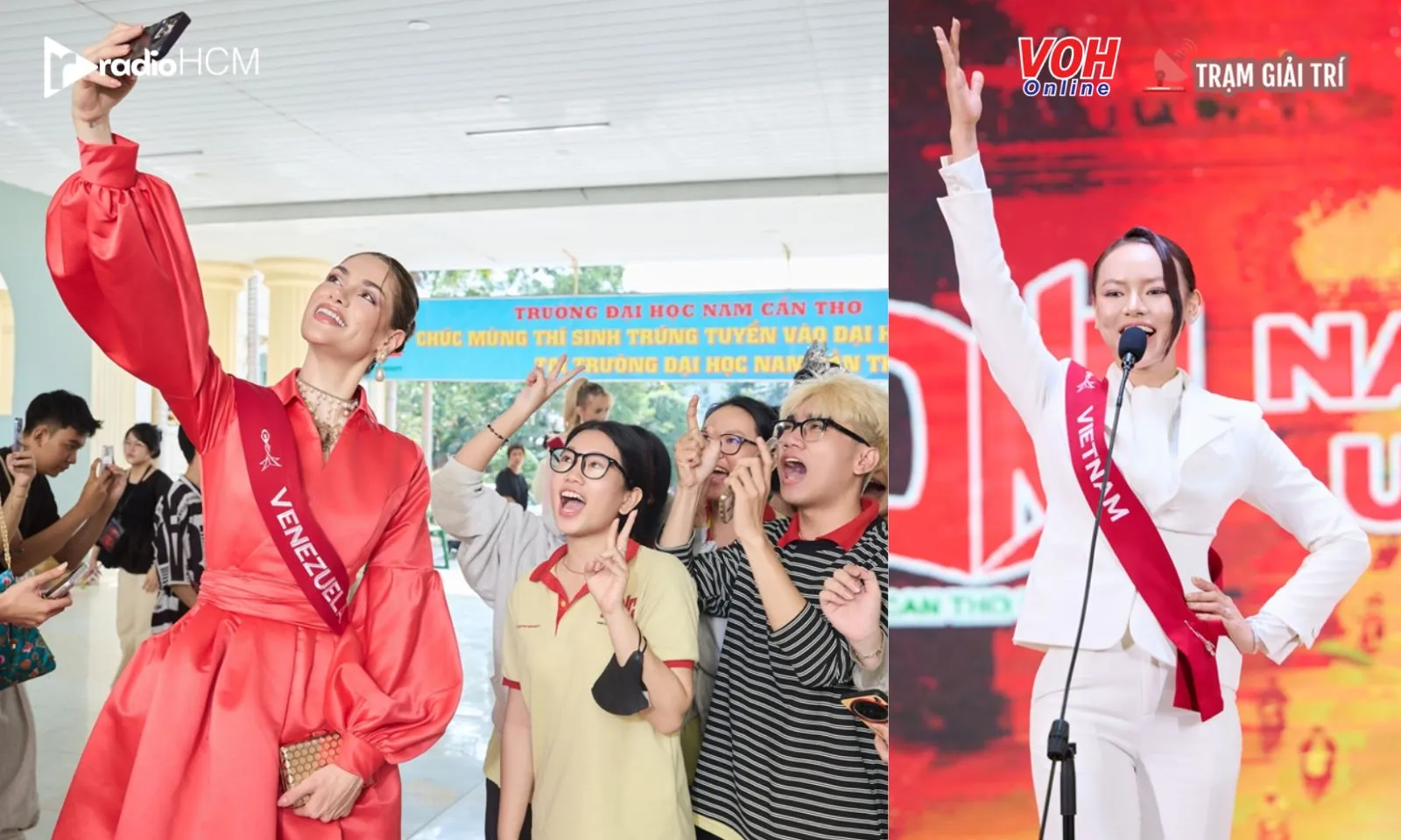 Dàn Miss Charm 2025 náo loạn Đại học Nam Cần Thơ