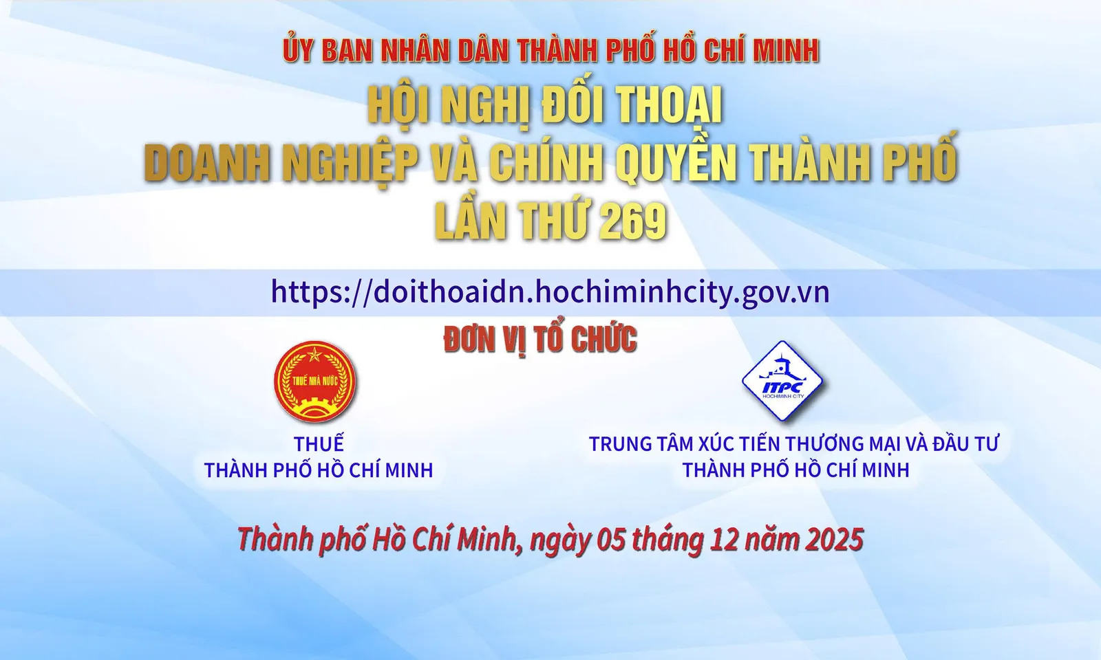 [Livestream] Hội nghị Đối thoại Doanh nghiệp - Chính quyền Thành phố lần thứ 269