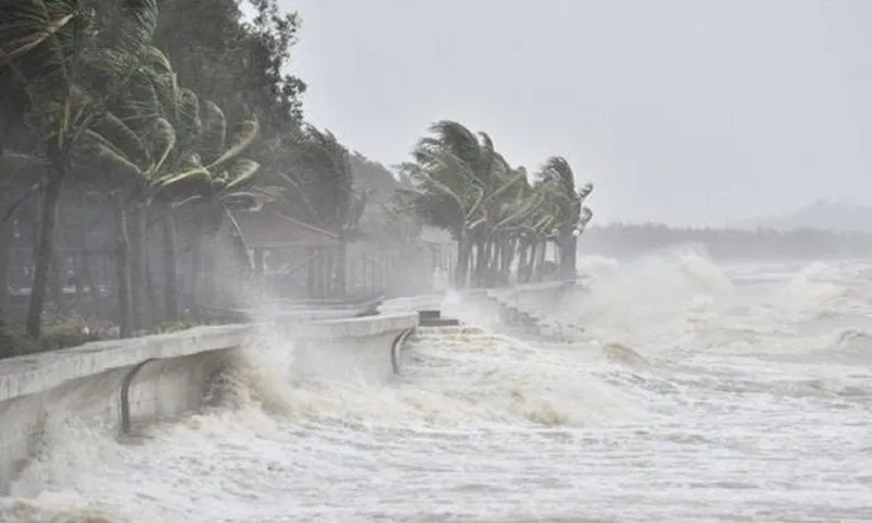 Áp thấp nhiệt đới giữ nguyên hướng và cường độ, gây gió mạnh trên Biển Đông