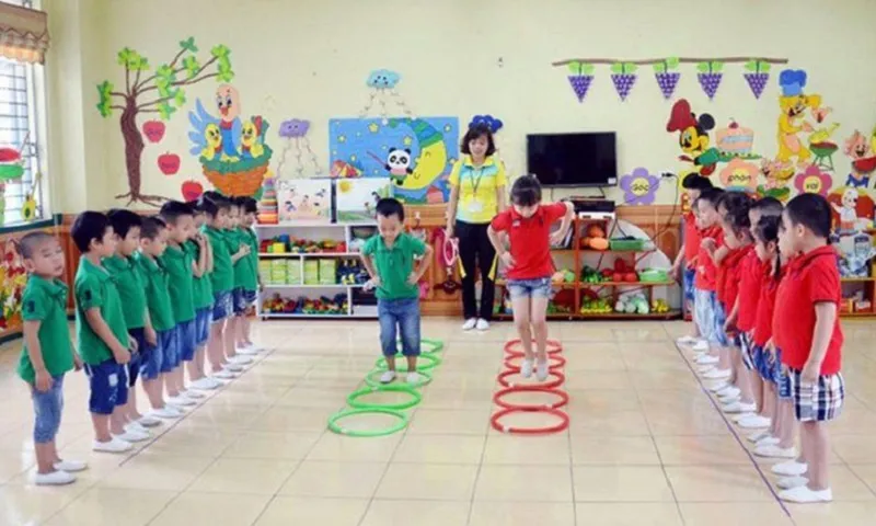 học sinh mẫu giáo giáo dục mầm non