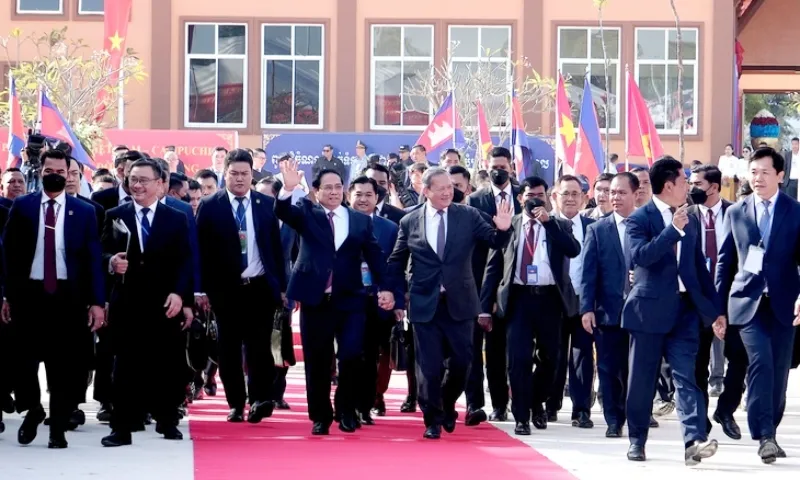 Khai trương cửa khẩu quốc tế Tân Nam – Meun Chey