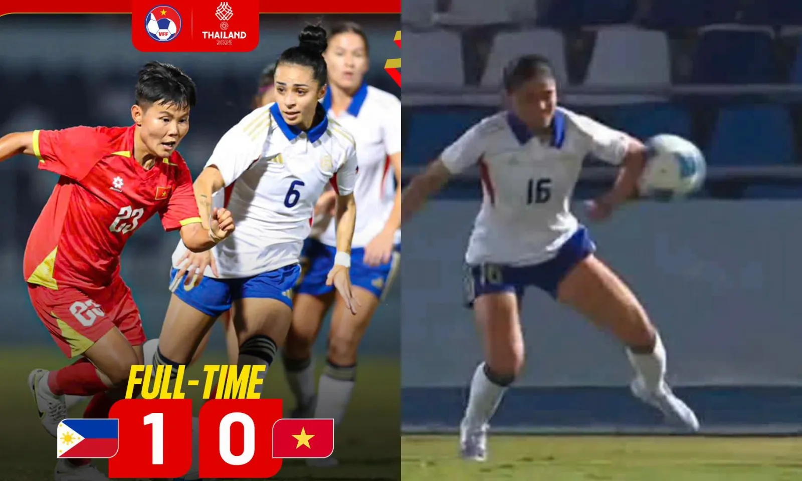 Tuyển nữ Việt Nam thua oan vì trọng tài tước penalty