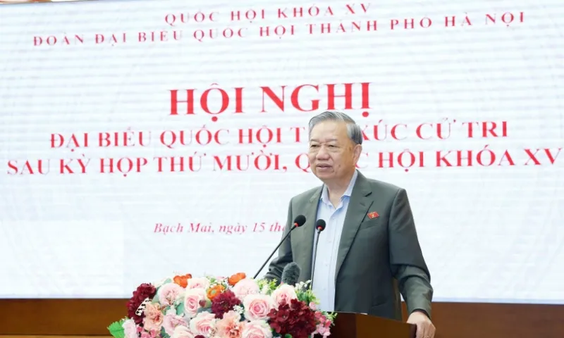 Tổng Bí thư Tô Lâm nêu 5 ưu tiên phát triển Hà Nội