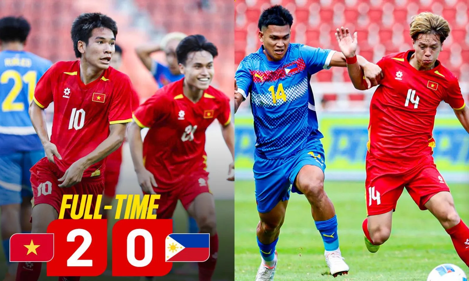 Thầy Kim thay người tuyệt đỉnh, U22 Việt Nam hạ U22 Philippines vỡ oà cảm xúc